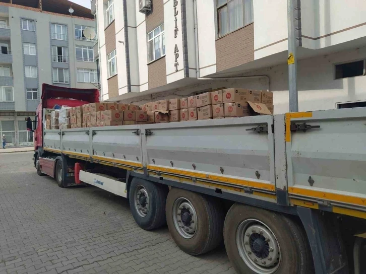 Samsun’da 3 bin 628 bidon taklit bulaşık deterjanı ele geçirildi
