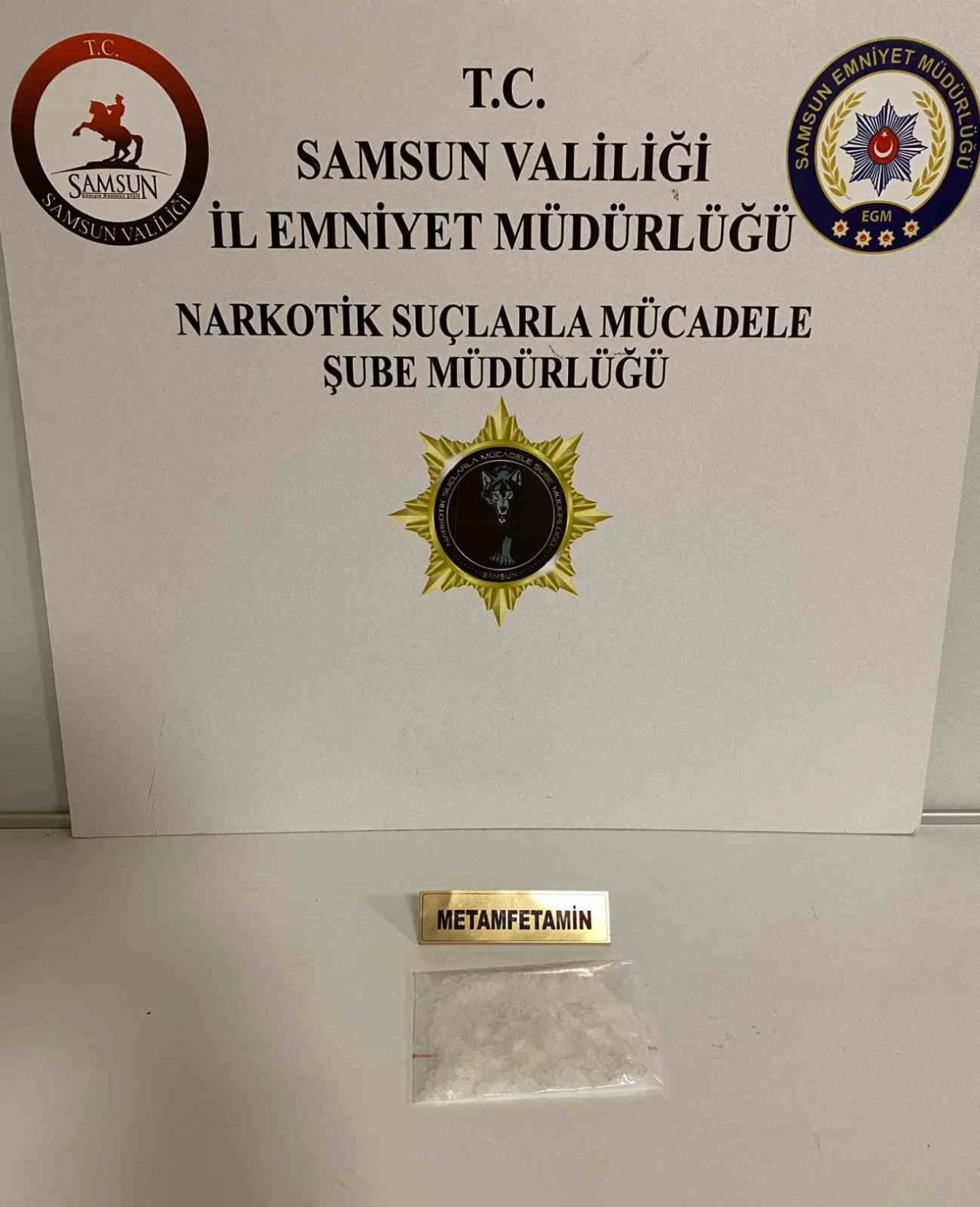 Samsun’da 64 gram metamfetamin ile yakalanan bir kişi gözaltına alındı
