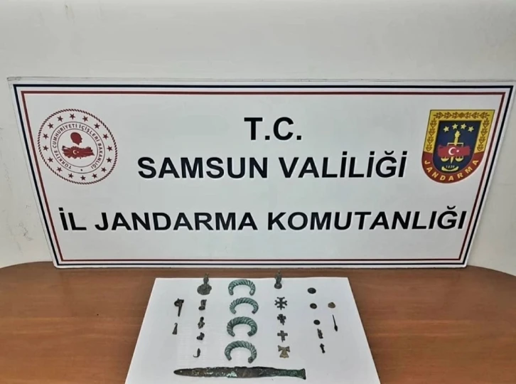 Samsun’da çok sayıda tarihi eser ele geçirildi
