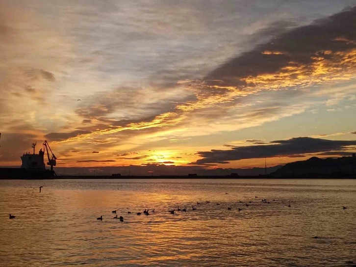 Samsun’da gün doğarken
