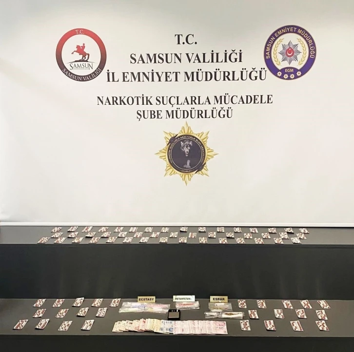 Samsun’da şüpheli şahıs uyuşturucuyla yakalandı
