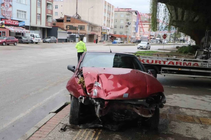 Samsun’da trafik kazası: 2 yaralı
