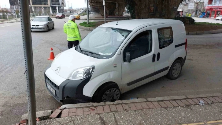 Samsun’da trafik kazası: 2 yaralı
