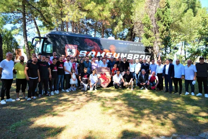 Samsunspor’da geleneksel bayramlaşma töreni yapıldı
