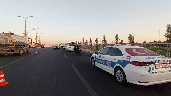 Şanlıurfa’da trafik kazası: 2 polis yaralı