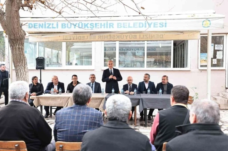 Sarayköylülerin çözülemeyen sorunlarına Büyükşehir kulak verdi
