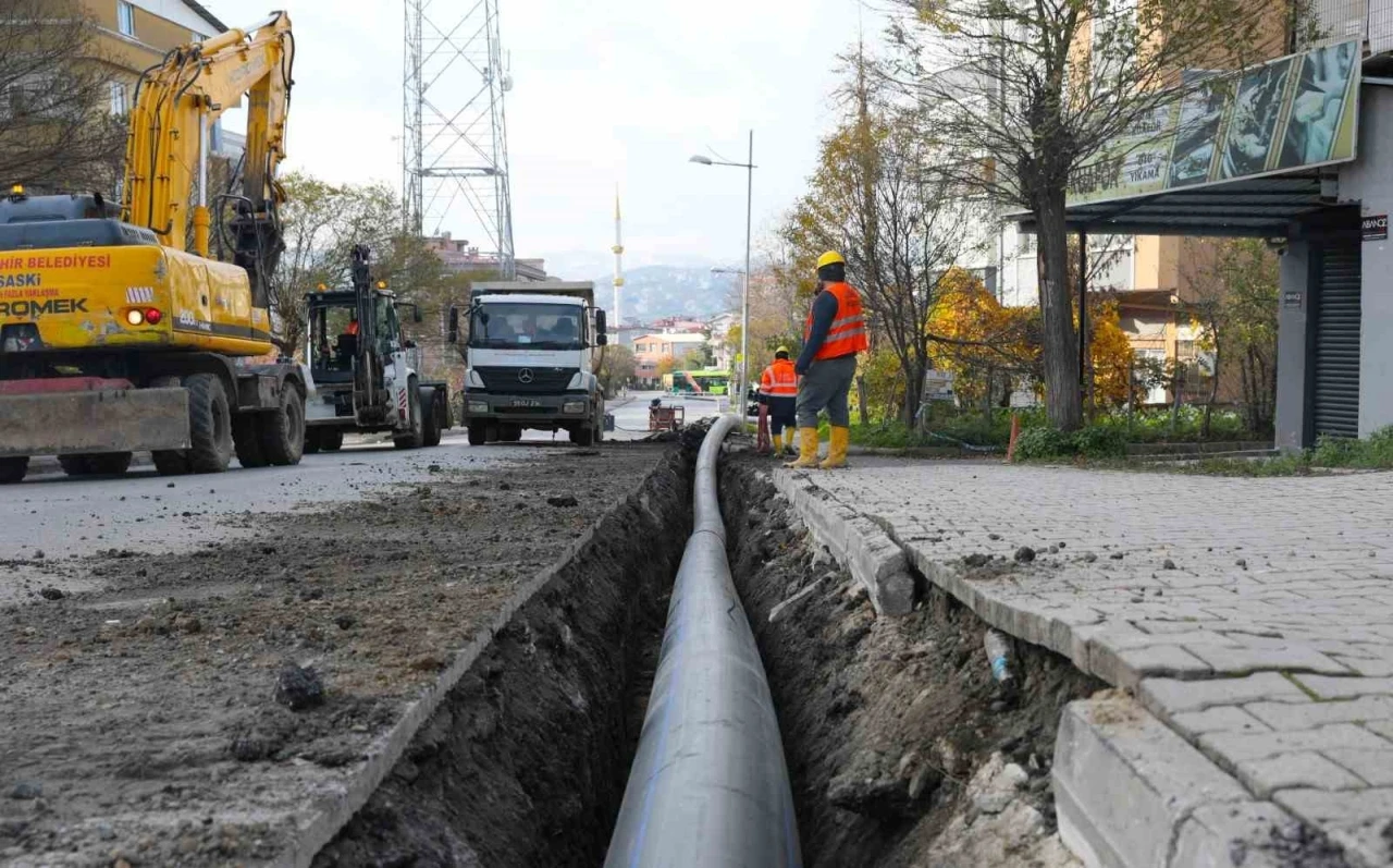 SASKİ’den İlkadım’a takviye içme suyu terfi hattı
