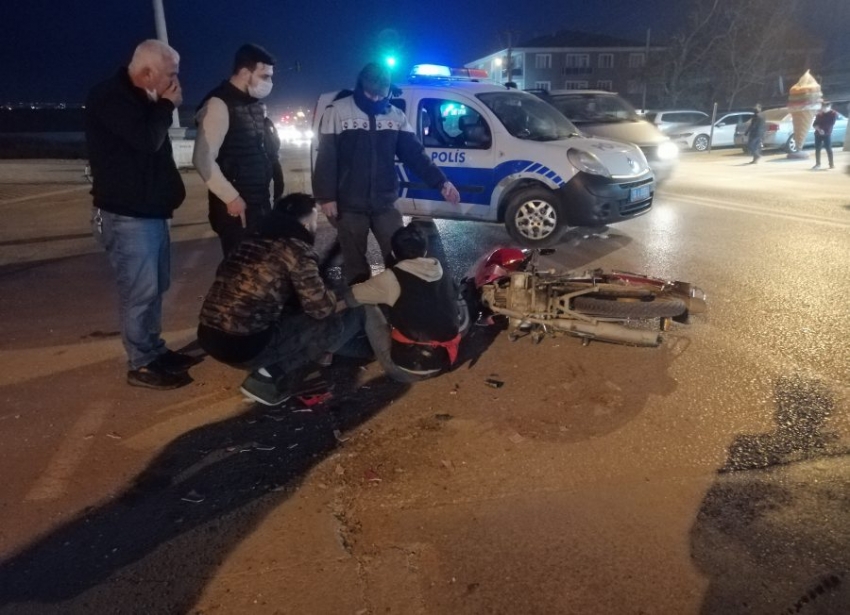 İnegöl'de trafik kazası:1 yaralı