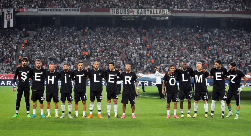 Beşiktaş, şehitleri unutmadı