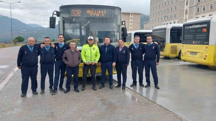 Şehir içi şoförlerine trafik eğitimi verildi
