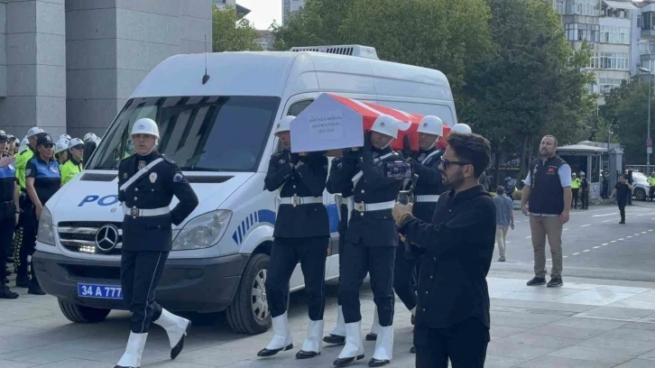 Şehit Polis Memuru Mustafa Peksoy için il emniyette cenaze töreni
