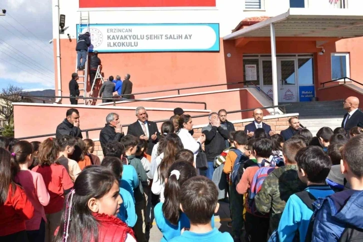 Şehit Salih Ay’ın adı okuduğu okula verildi
