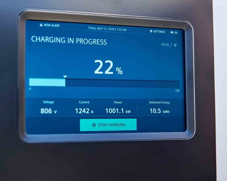 Siemens’in prototip Megawatt Şarj Sistemi 1MW şarj sağladı
