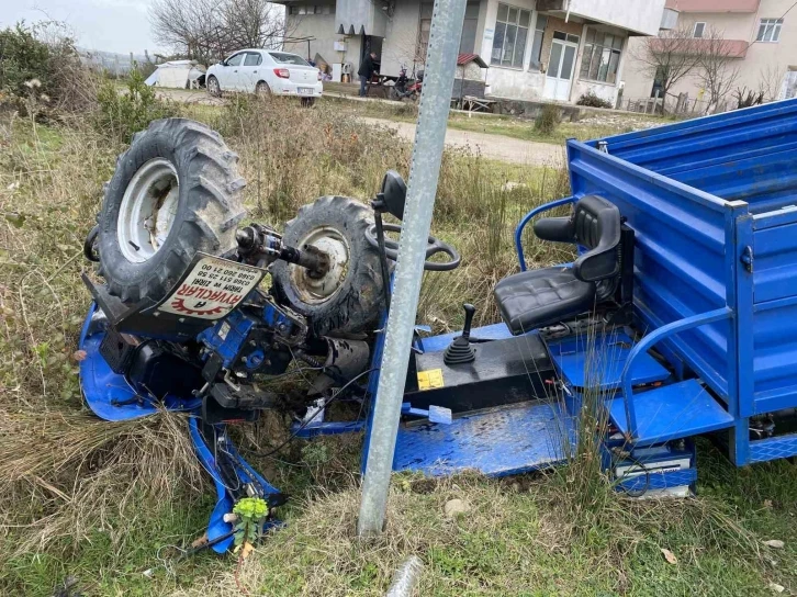 Sinop’ta patpat ikiye bölündü: 1 yaralı
