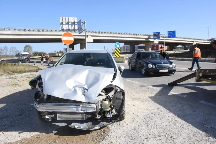 Sinop’ta trafik kazası: 1 yaralı
