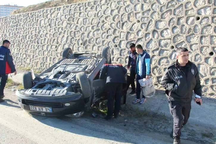 Şırnak’ta otomobil takla attı: 1 yaralı
