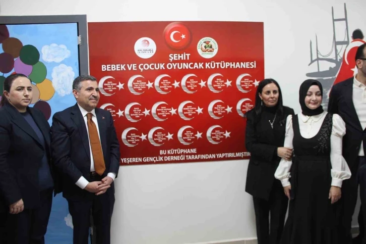 Şırnak’ta şehit bebekler adına oyuncak ve kütüphane açıldı
