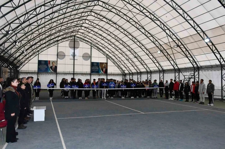 Şırnak’ta tenis bölge müsabakasına 145 sporcu katılıyor
