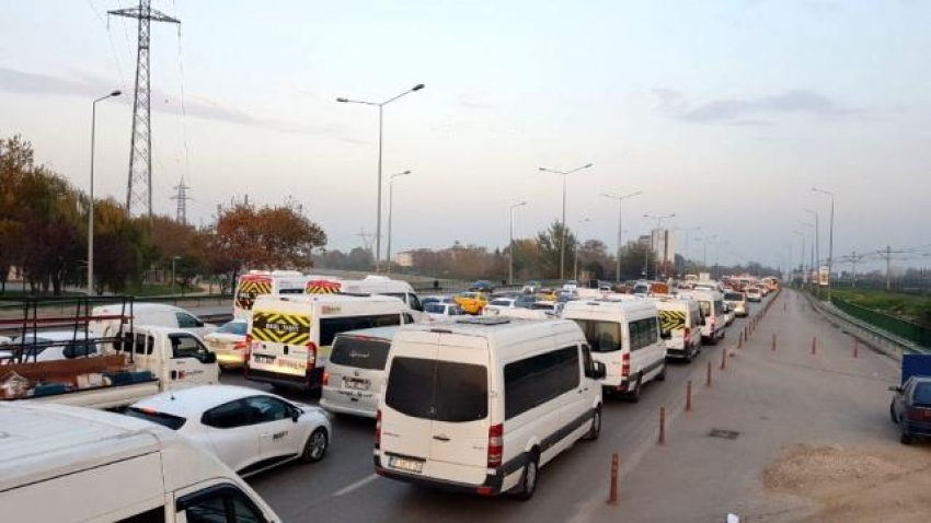 Bursa'da ilginç görüntü