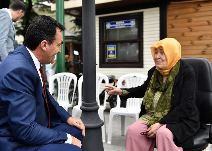 Türbedar Saniye Teyze’nin Bursa hasreti sona erdi