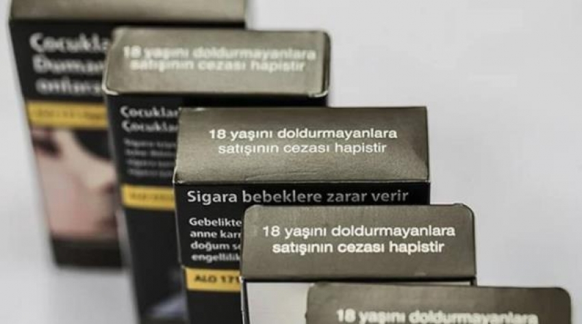 Sigara paketlerine yeni düzenleme