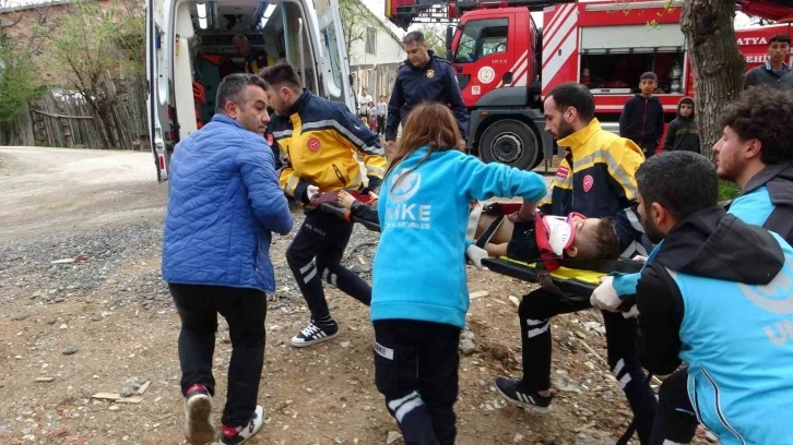 Su kuyusuna düşen çocuk ağır yaralandı
