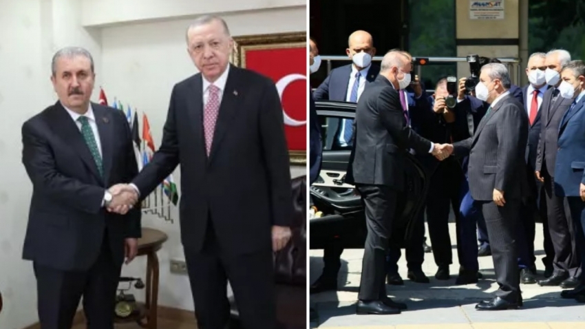 Erdoğan'dan BBP'ye ziyaret