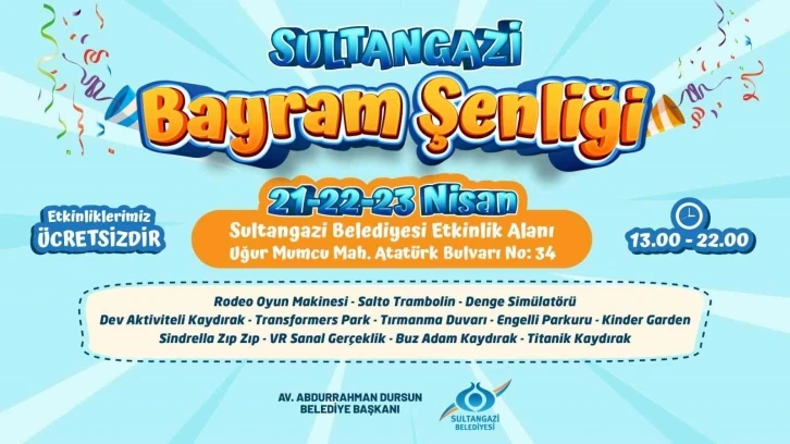 Sultangazi’de “Bayram” şenlikleri