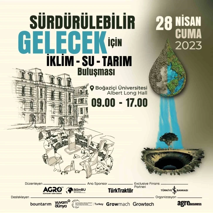 Sürdürülebilir Gelecek İçin “İklim- Su-Tarım” Zirvesi
