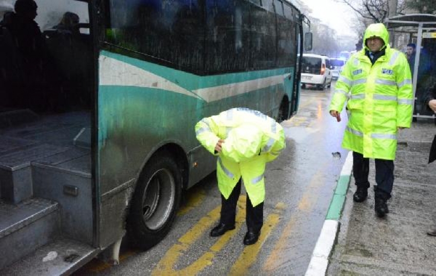 Bursa'da otobüslere sıkı denetim