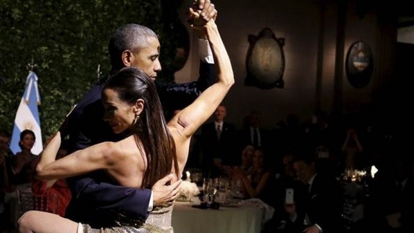 Obama'dan tango şov!