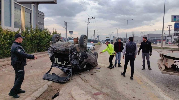 Bursa'da taklalar atarak karşı yöne geçti