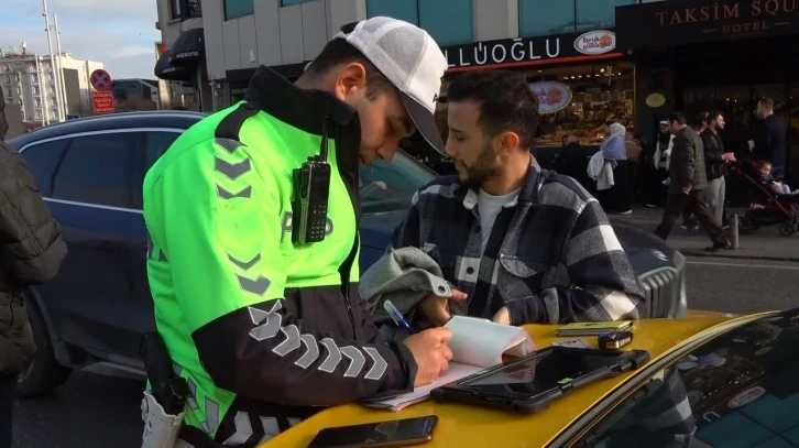 Yılın ilk ticari taksi denetimi yapıldı: 5 sürücüye 32 bin TL ceza