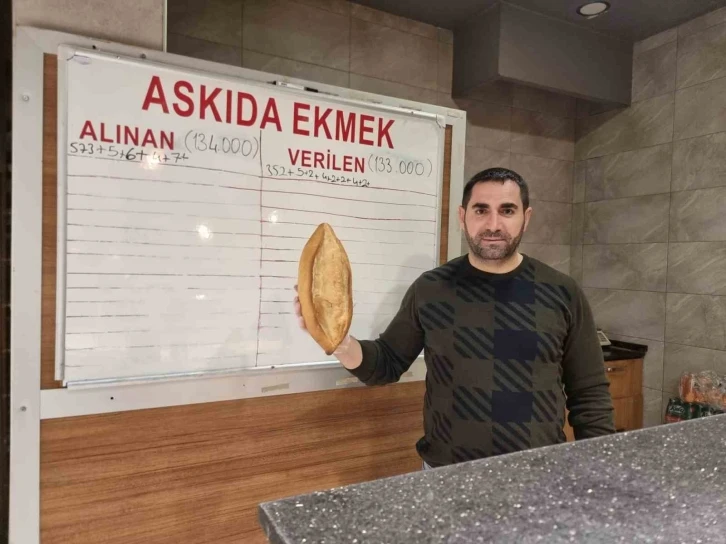 Tarihi fırında 9 yılda 133 bin askıda ekmek dağıtıldı
