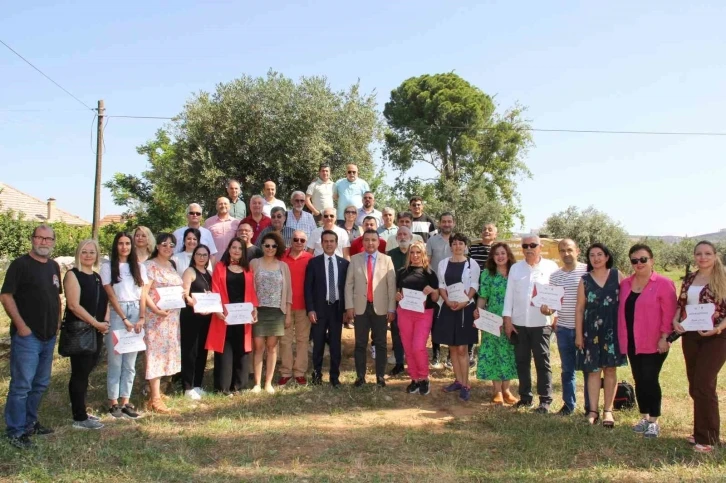 Tarım muhabirleri sertifikalarını aldı
