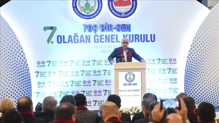 Tarım ve Orman Bakanı Kirişci: 17 bin 438 sözleşmeli çalışma arkadaşımız kadroya geçecek