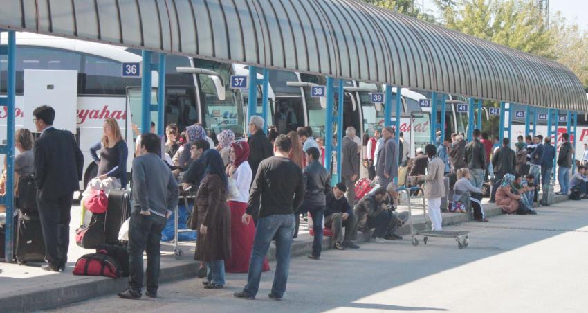 Bursa Terminal'de, bayram hareketliliği başladı