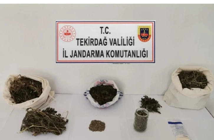 Tekirdağ’da 3 kilo uyuşturucu ele geçirildi
