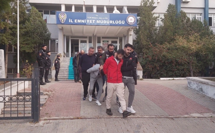 Tekirdağ’da 9 kilo uyuşturucu ele geçirildi: 10 gözaltı
