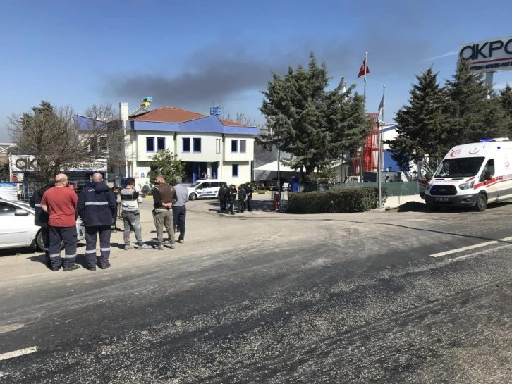 Tekirdağ'da bulunan kimya fabrikasında patlama 