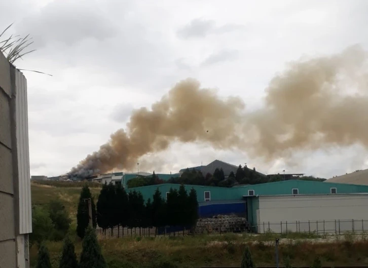 Tekirdağ’da tekstil fabrikasında yangın
