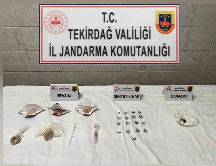 Tekirdağ’da uyuşturucu operasyonu: 3 gözaltı
