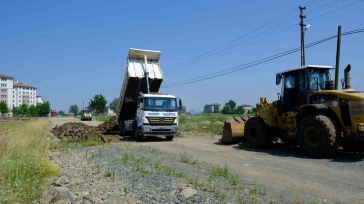 Tekkeköy’de imar yolları açılıyor
