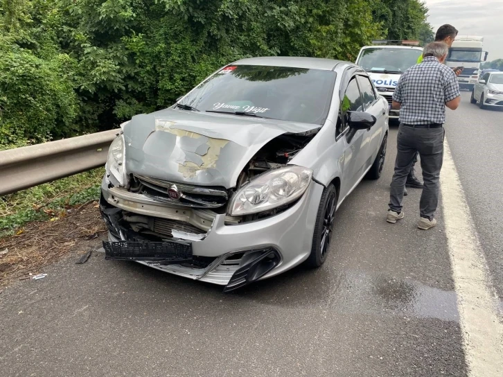 TEM’de zincirleme trafik kazası: 3 yaralı