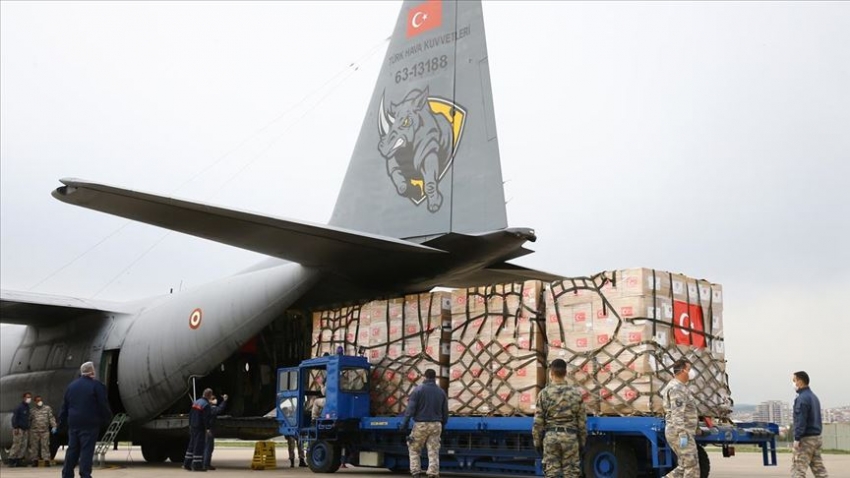 Türkiye’nin 2. tıbbi yardım uçağı ABD’ye ulaştı