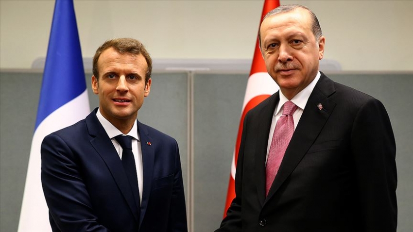 Erdoğan-Macron görüşmesi 