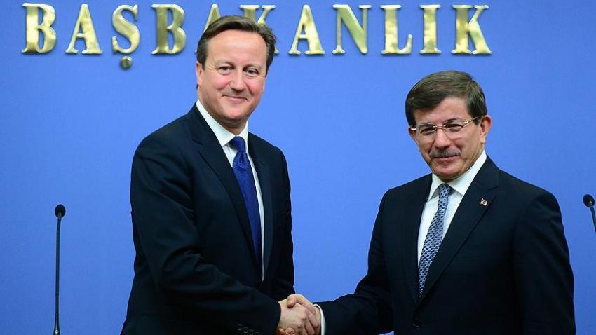 Cameron'dan Davutoğlu'na tebrik telefonu