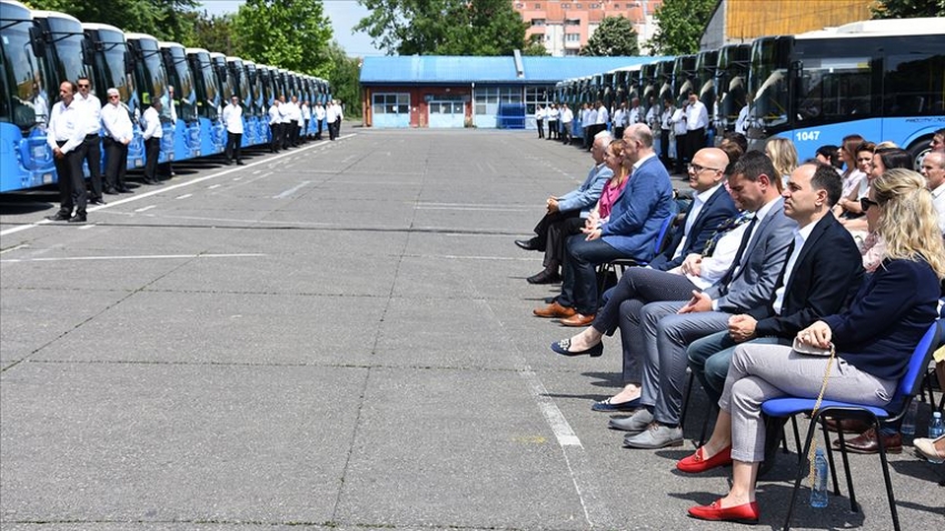 Sırbistan'da Türkiye'nin otobüslerini kullanmaya başladı