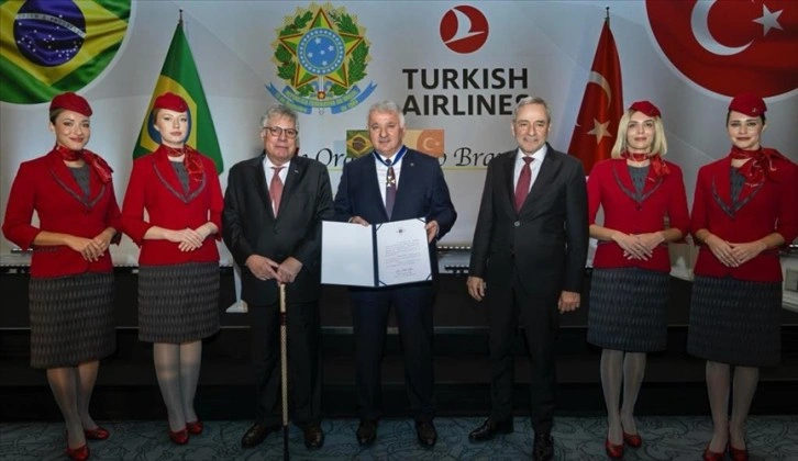 THY Genel Müdürü Ekşi'ye Brezilya Devlet Nişanı verildi