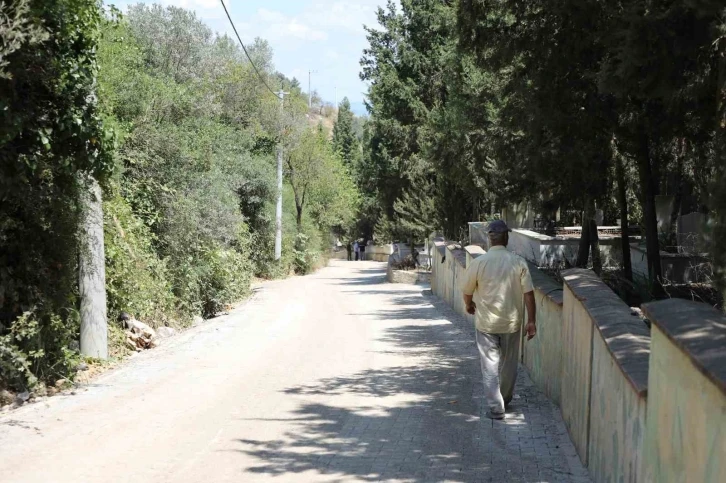 Tirilye mezarlık yolu çalışmaları tamamlandı